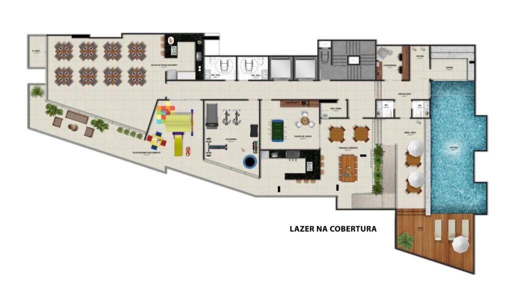 Apartamento com 3 quartos e vista para o mar na Praia do Morro — foto 48